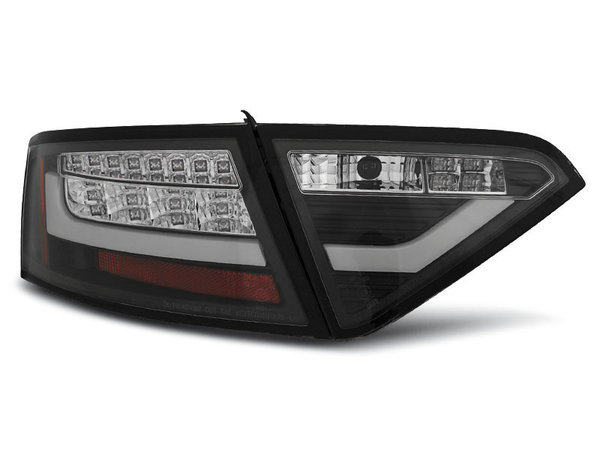 Тунинг LED стопове черни за Audi A5 2007-06.2011 купе, версия без фабрични led стопове
