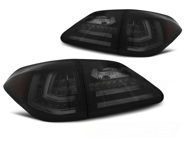 Тунинг LED BAR стопове опушени с динамични мигачи за LEXUS RX III 350 09-12