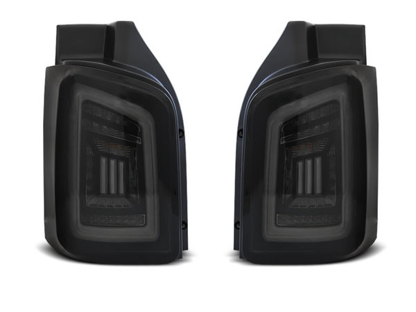 Тунинг LED BAR стопове опушени с динамични мигачи за VW T5 04.03-09 / 10-15