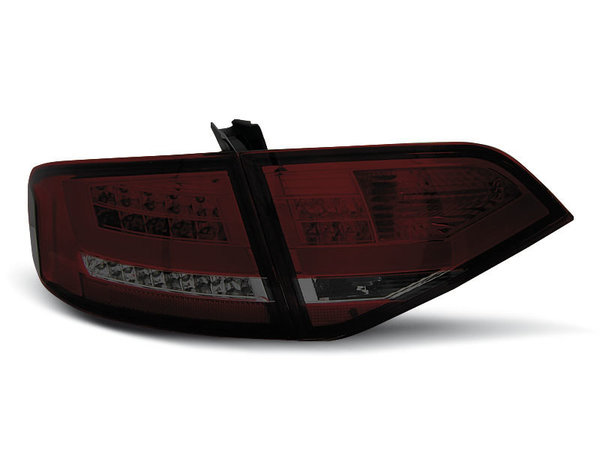 Тунинг LED стопове за Audi A4 B8 2008-2011 седан, версия без фабрични led стопове - черни