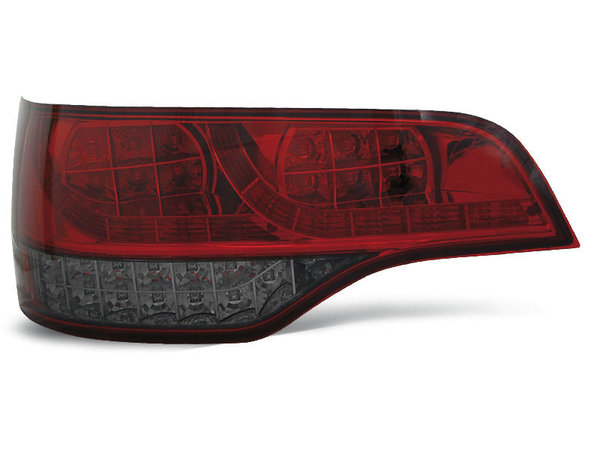 Тунинг LED стопове червени с опушен мигач за Audi Q7 2006-2009