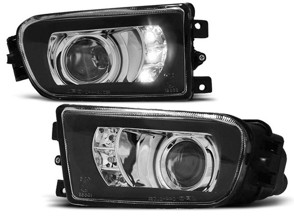 Тунинг халогени с черна рамка с LED светлини за BMW E39 09.95-06.03 Z3 96-02