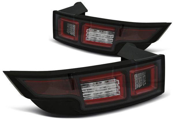 Тунинг LED стопове черно бяло червено за Range Rover EVOQUE 2011-