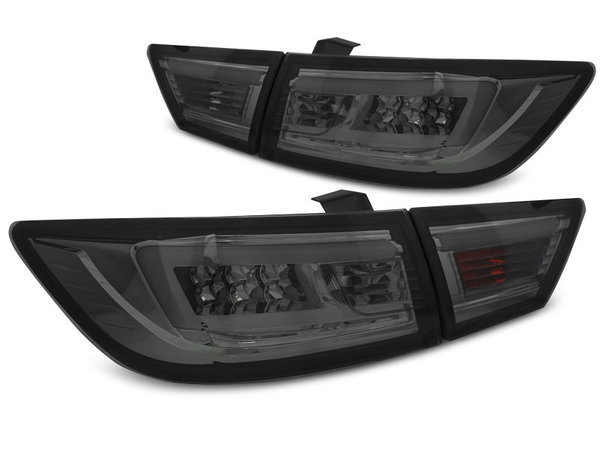 Тунинг LED стопове опушени за Renault CLIO IV 2013- хечбек