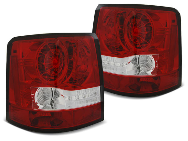 Тунинг LED стопове червено бяло за Range Rover SPORT 2005-2009