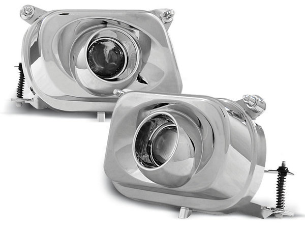 Тунинг халогени хром с лупи за MERCEDES W210 95-05.99