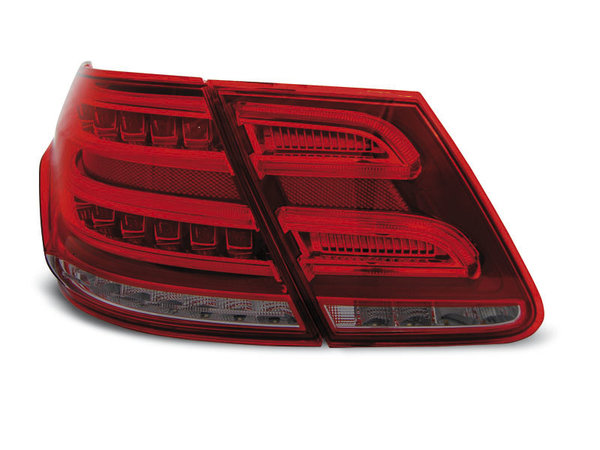 Тунинг LED стопове за Mercedes W212 E-класа 2009-2013 седан, версия с led мигачи във фабричните стопове