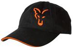 Шапка Fox black / orange baseball cap