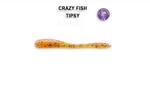 Силикон Crazy Fish "Tipsy" 2" - 5.0 cm, 32 Dark Beer