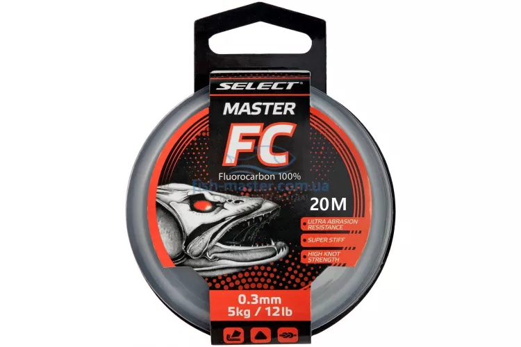 Флуорокарбон Select Master FC - 20 m, 0.16 mm