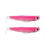 Fiiish Black Minnow No1 Double Combo - 2 x 7 cm, 2 x 3 g, Fluo Pink