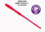 Силикон Crazy Fish Cruel Leech 13 cm - 37 Lollipop, 10 pcs