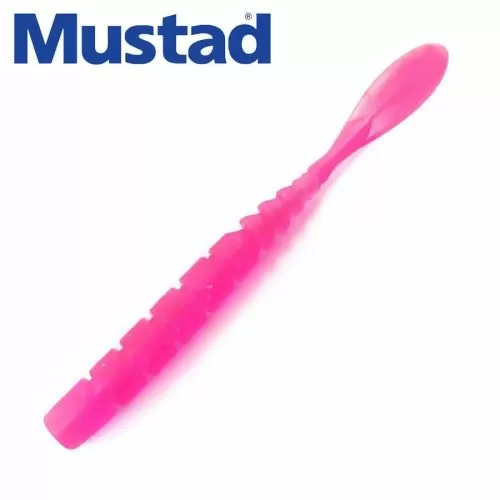 Силикон Mustad Aji Worm Fla-Fla - 2'' 004 UV Clear Pink