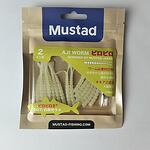 Силикон Mustad Aji Worm Pilo-Pilo - 2'' 007 White Glow Glitter