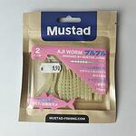 Силикон Mustad Aji Worm Plu-Plu - 2'' 007 White Glow Glitter