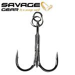 Тройни куки Savage Gear SGY 1X Ring Rigged Bn #10, 8pcs