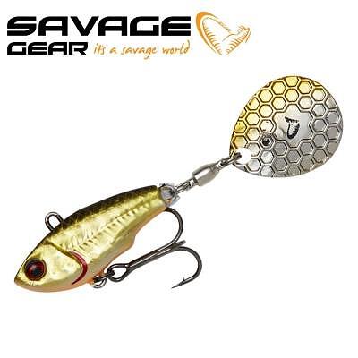 Savage Gear Fat Tail Spin Lure in Blue Silver Pink