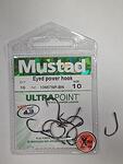 Куки Mustad Eyed Power Hook 10657NP-BN #10, 10pcs