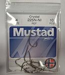 Куки Mustad Superior Crystal Hooks 225N-NI #10, 10pcs