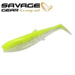 Силикон SG Cannibal Shad - 10cm, 9g, Flou Yellow Glow