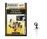 Винт за стръв Premium Rig Micro Ring Bait Screw FN-C01 - S, 10 pcs