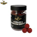 Протеинови топчета Battle Baits Crab & Strawberry - 0.150 g, 20mm, Бавноразтворими