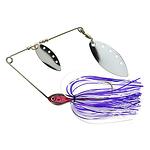 RTB Dual Blade Spinnerbait - 20g, Purple Black Silver Glitter