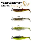 Силикон SG Cannibal Shad 10cm 9g+10g #3/0 Clearwater Mix 4+4pcs