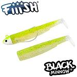 Fiiish Black Minnow No1 Combo - 2 x 7 cm, 1 x 4.5 g, Lime Juice