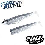 Fiiish Black Minnow No1 Combo - 2 x 7 cm, 1 x 4.5 g, Silver Strike