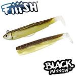 Fiiish Black Minnow No1 Combo - 2 x 7 cm, 1 x 4.5 g, Sparkling Brown