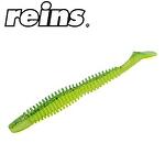 Reins Bubbling Shad 4.0" / 10.16 cm - CT01 Chartreuse Baitfish ,6 pcs