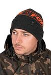 Зимна шапка Fox Collection Beanie Hat - Black & Orange