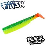 Fiiish Black Minnow No1 - 4 x 7 cm, Green/Orange