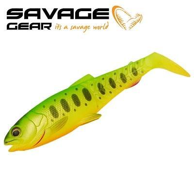 Lure Savage Gear Cannibal Shad 12.5cm 20g lemon cracker 4pcs