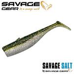 Силикони SG Savage Minnow WL Tail100 - 10 cm, 10 g, Green Silver, 5pcs