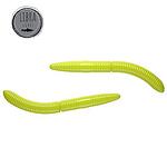 Силикон Libra Lures Fatty D'Worm 65 - 006 Hot yellow limited edition (вкус Сир.)