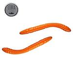 Силикон Libra Lures Fatty D'Worm Tornament 55 - 011 Hot orange (вкус Сир.)