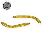 Силикон Libra Lures Fatty D'Worm Tornament 55 - 007 Yellow (вкус Чесън)