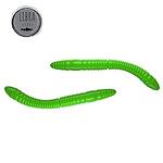 Силикон Libra Lures Fatty D'Worm Tornament 55 - 026 Hot apple (вкус Чесън)