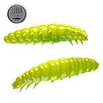 Силикон Libra Lures Larva 35 - 027 Green apple (вкус Чесън)