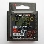 Флуорокарбон Kamasan Fluoro Tech - 50 m, 0.14 mm, 1.36 kg