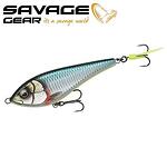 Джърк SG Deviator Swim - 12.5cm, 50g, Slow Sinking Green Silver