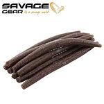 Червеи SG 3D Armor Tube 14cm 10g Sinking Brown With Purple/Black Flake