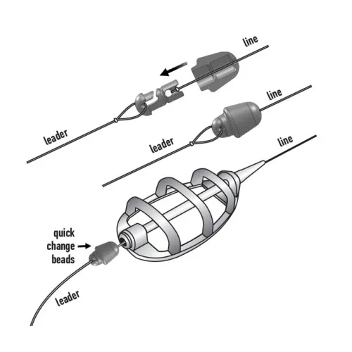 Вирбел бърза връзка Fil Fishing QUICK CHANGE SWIVEL - М, 10 бр.-Copy