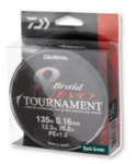 Плетено влакно Tournament X8 Braid Evo - 135 m, 0.08 mm