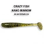 Силикон Crazy Fish Nano Minnow 4 cm, 11 Ruby /8 бр.-Copy