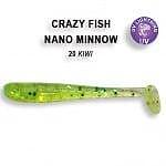 Силикон Crazy Fish Nano Minnow 4 cm, 18 Carrot /8 бр.-Copy