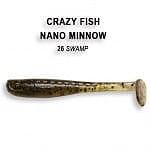 Силикон Crazy Fish Nano Minnow 4 cm, 20 Kiwi /8 бр.-Copy