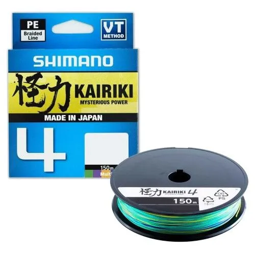 Плетено влакно Shimano Kairiki 4 - 150 m, Multi C